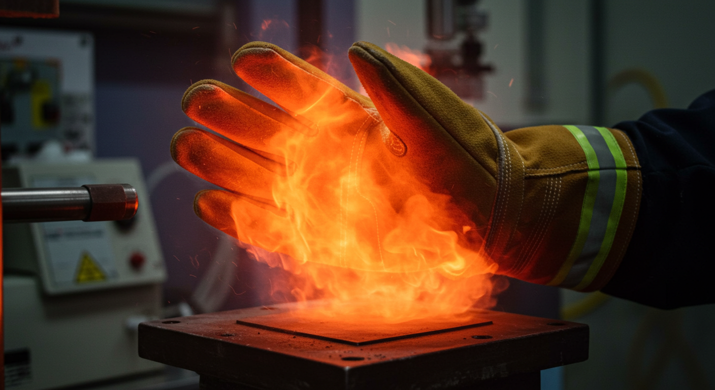 Konvektif Isı Direnç Testi (Taşıma Isısı) - TS EN ISO 9151 Standartlarına Uygun Koruyucu Eldiven Testi