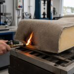 Döşemelik kumaş yanmazlık testi