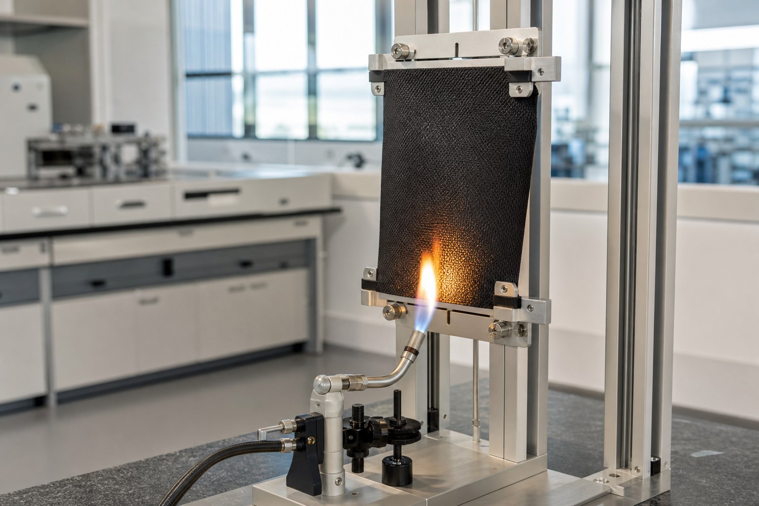 Elektrikli Brülör Yanma Dayanımı NF P92-503 | CE Akredite Laboratuvar