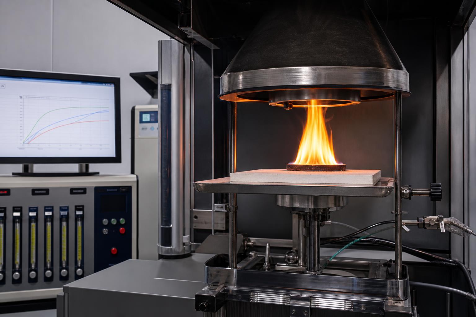 Konik Kalorimetre Testi TS ISO 5660-1 | CE Akredite Laboratuvar