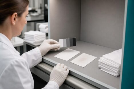 Lekelenme gri skalası ile bitişik kumaş değerlendirmesi — TS EN ISO 105-A03