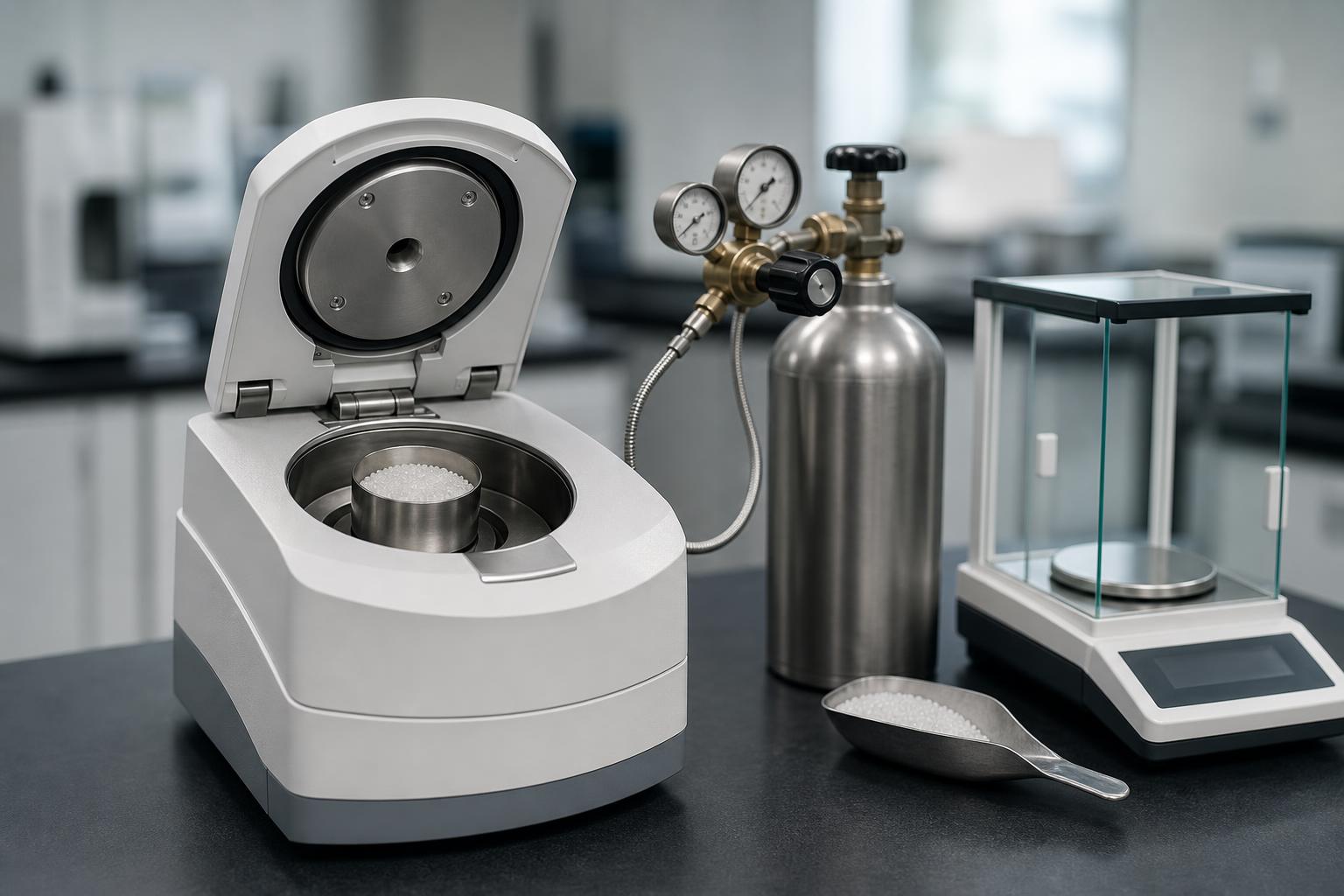 Plastiklerde Gaz Piknometresi Metodu | TS EN ISO 1183-3