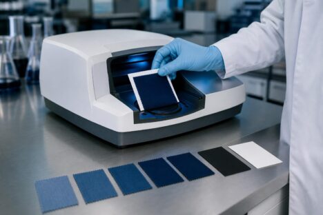 1/1 standart renk derinliğinin kolorimetrik tayini — TS EN ISO 105-A06