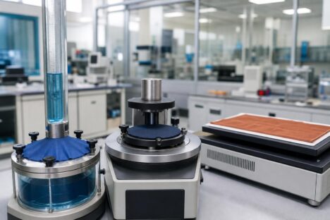 Su geçirmezlik ve nefes alabilirlik test haritası