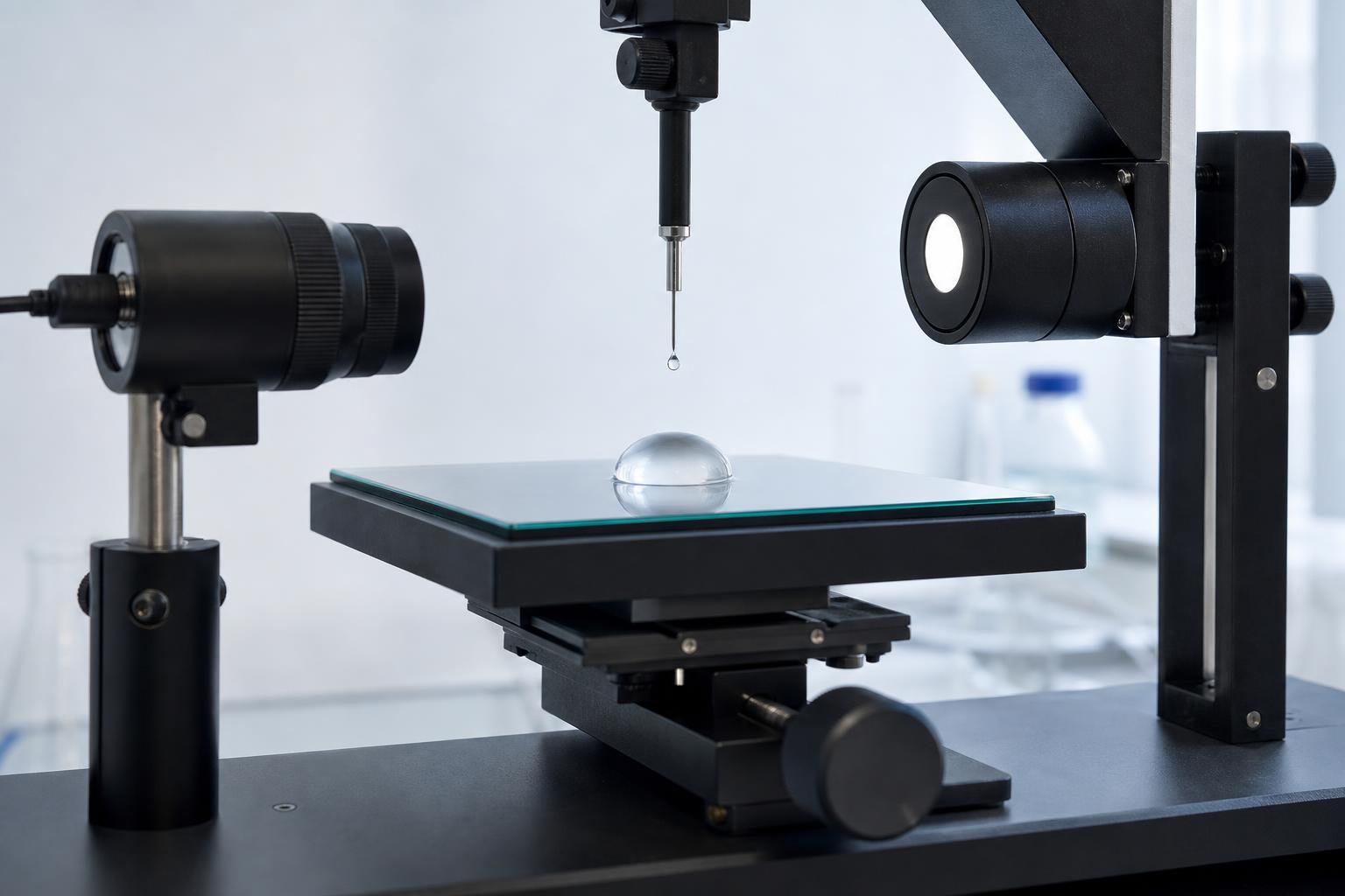 Temas Açısı (Contact Angle) Analizi | CE Akredite Laboratuvar